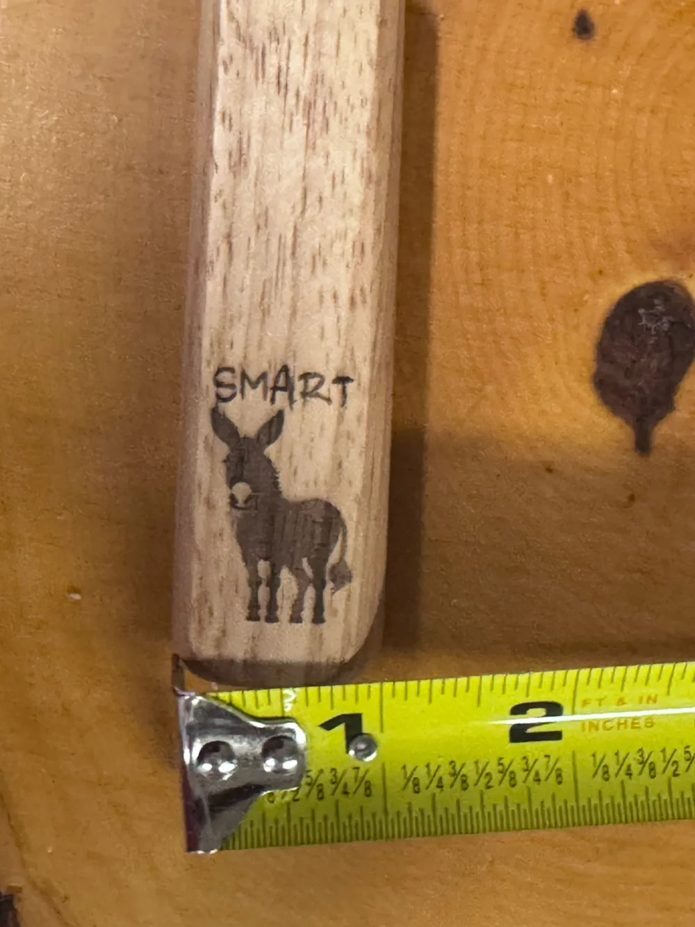 Smart Donkey Wooden Handle Bottle Opener Rustic Bar Tool